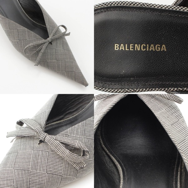 バレンシアガ Balenciaga ナイフミュール パンプス ヒール サンダル シューズ 548172 グレー 39 中古 通販 retro レトロ