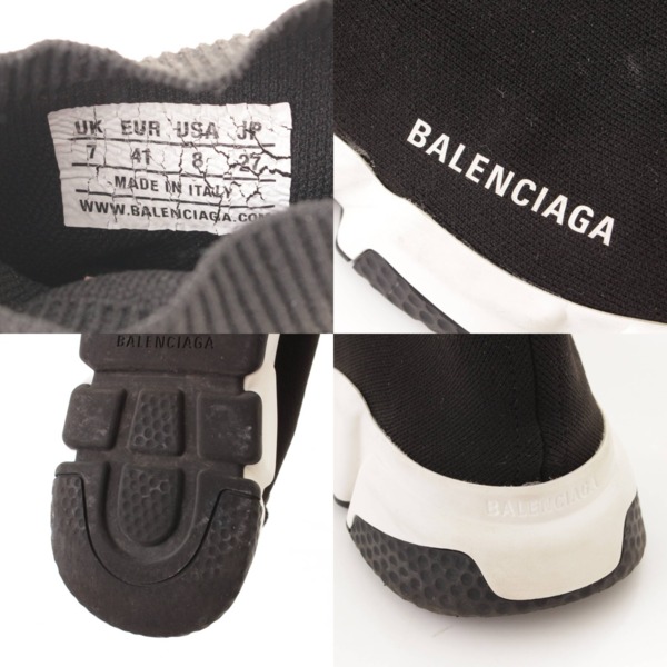 バレンシアガ(Balenciaga) メンズ SPEED TRAINER スピードトレーナー ソックススニーカー ブラック 41 中古 通販  retro レトロ