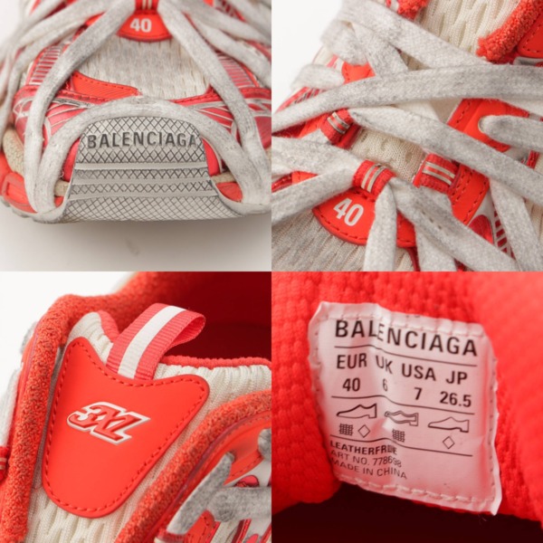 バレンシアガ Balenciaga メンズ 3XL エクストリーム レース スニーカー シューズ 778698 オレンジ 40 中古 通販 retro  レトロ