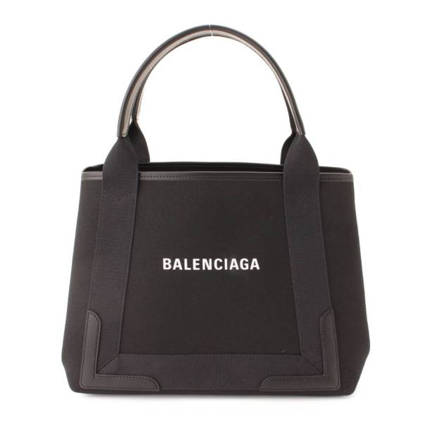 Balenciaga バレンシアガ BBロゴ　キャンバス×レザー　トートバッグ