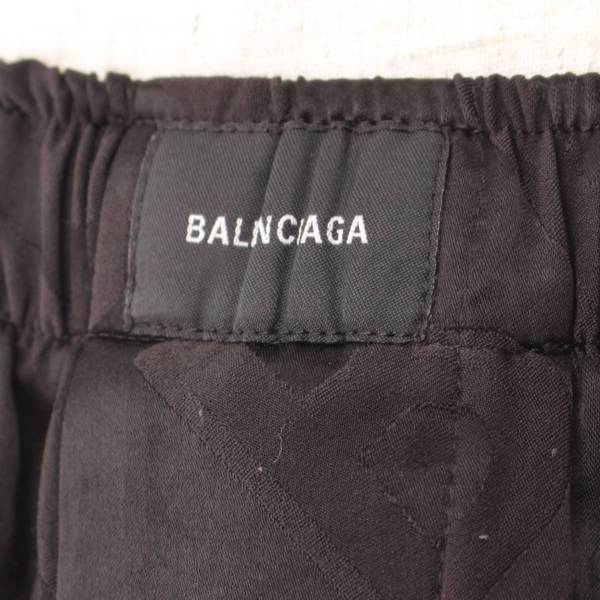 バレンシアガ(Balenciaga) HOMEWEAR ロゴプリント ジャカード パンツ