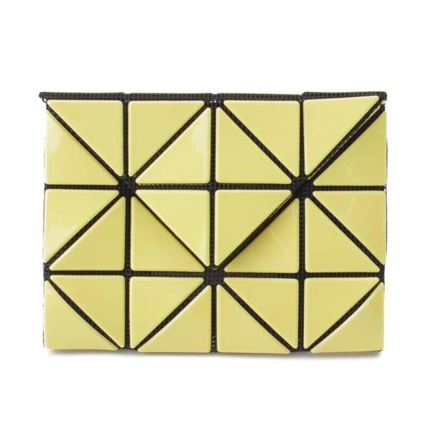 バオバオ イッセイミヤケ BAO BAO ISSEY MIYAKE カードケース コンパクトウォレット 二つ折り財布 BB11‐AG731‐52  イエロー 中古 通販 retro レトロ