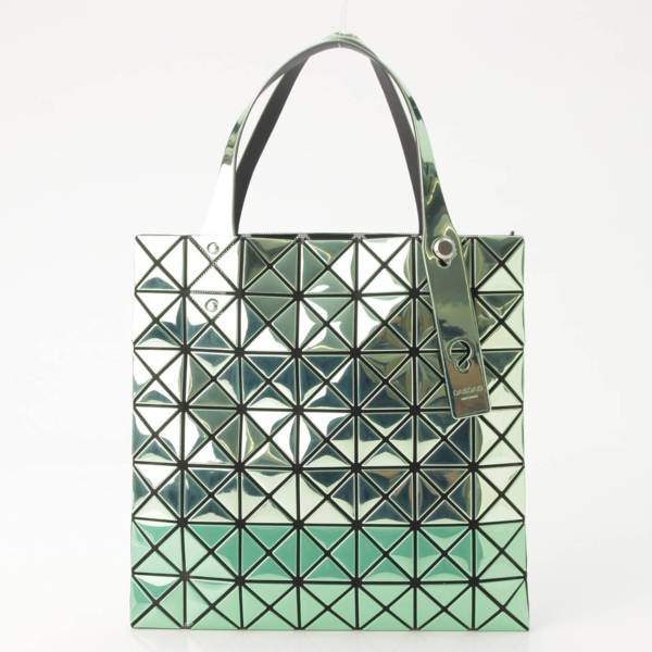 バオバオ イッセイミヤケ(BAO BAO ISSEY MIYAKE) PLATINUM プラチナム トートバッグ BB11AG102 グリーン 中古  通販 retro レトロ