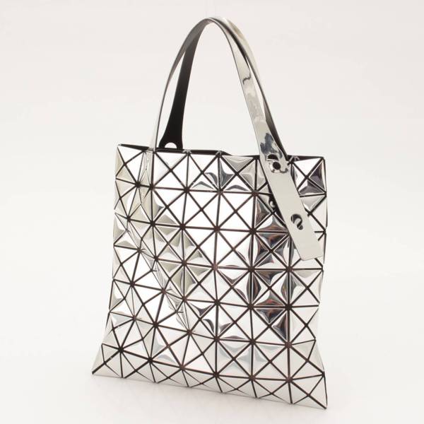 バオバオ イッセイミヤケ(BAO BAO ISSEY MIYAKE) 21SS PLATINUM プラチナム トートバッグ BB11AG102 シルバー  中古 通販 retro レトロ