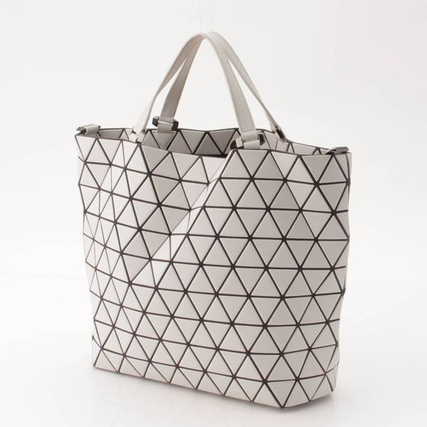 バオバオ イッセイミヤケ BAO BAO ISSEY MIYAKE レザー クリスタルマット 2way ショルダー トートバッグ 鞄  BB03-AG311 ホワイト 中古 通販 retro レトロ