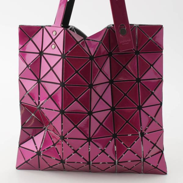 バオバオ イッセイミヤケ BAO BAO ISSEY MIYAKE ロック トートバッグ メッシュ BB33-AG263 メタリック ピンク 中古  通販 retro レトロ