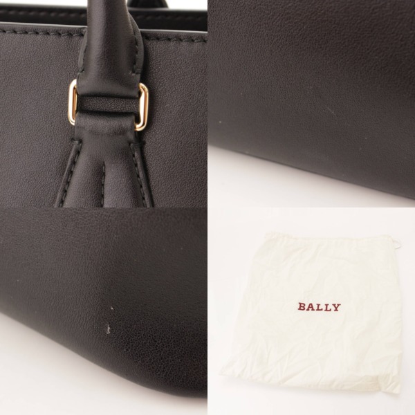 バリー(BALLY) 2way レザー トートバッグ ハンドバッグ ショルダー 