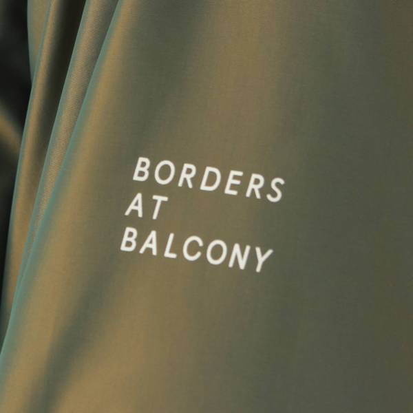 ボーダーズ アット バルコニー BORDERS at BALCONY PADDING JACKET イリデッセント 中綿 ジップ ジャケット  BA2121-3B-02 カーキ 36 中古 通販 retro レトロ