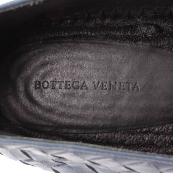 ボッテガ ヴェネタ(Bottega Veneta) メンズ イントレチャート エスパドリーユ レザーシューズ 407387 ブルー 41 中古 通販  retro レトロ