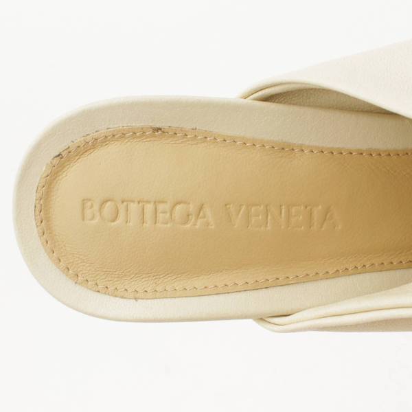 ボッテガヴェネタ(Bottega Veneta) ラムレザー サボ ミュール ヒール