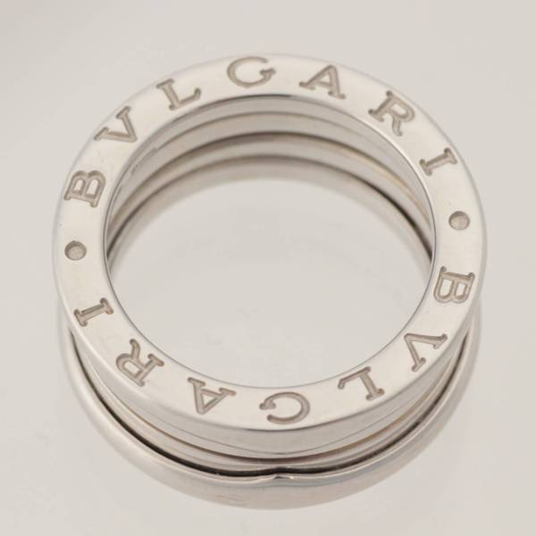 BVLGARI 【ブルガリ】BVLGARI　B-ZERO1 ビーゼロワン 2バンド リング 指輪 750WG K18 ホワイトゴールド 49 8.3g 【正規品保証】208029
