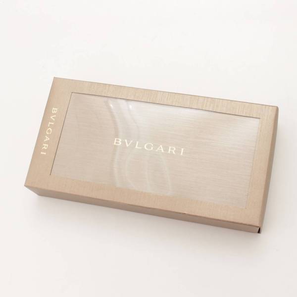 ブルガリ(BVLGARI) ブルガリブルガリ Lファスナー 長財布 オレンジ