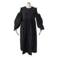FINNLEY DRESS ボリュームスリーブ ワンピース RTW0001 ブラック UK6