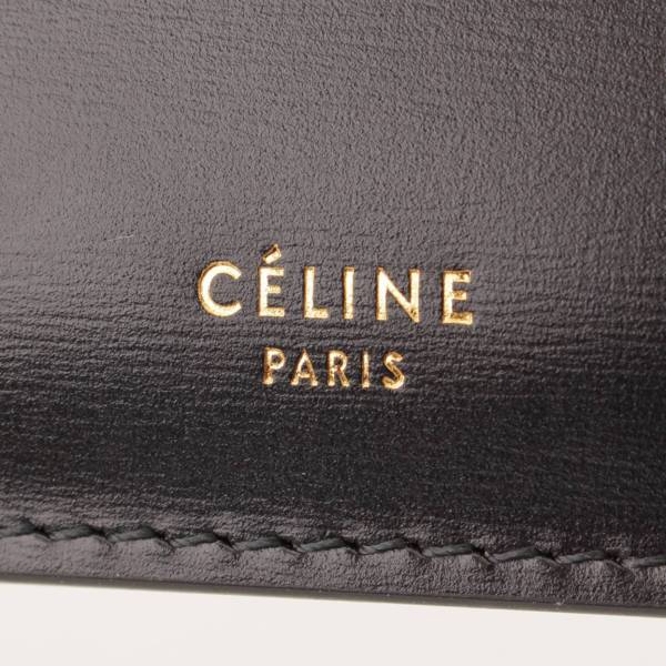 セリーヌ(Celine) CLASP クラスプ ミディアム レザー ハンドバッグ 180923 ブラック 中古 通販 retro レトロ