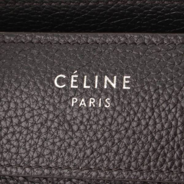 セリーヌ(Celine) ラゲージ マイクロショッパー ドラムドカーフスキン ...