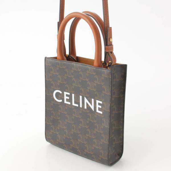 セリーヌ(Celine) バーティカル ミニ トリオンフ キャンバス 2WAY