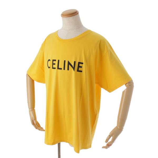 セリーヌ(Celine) メンズ LOOSE LOGO PRINT TEE ロゴプリント コットン