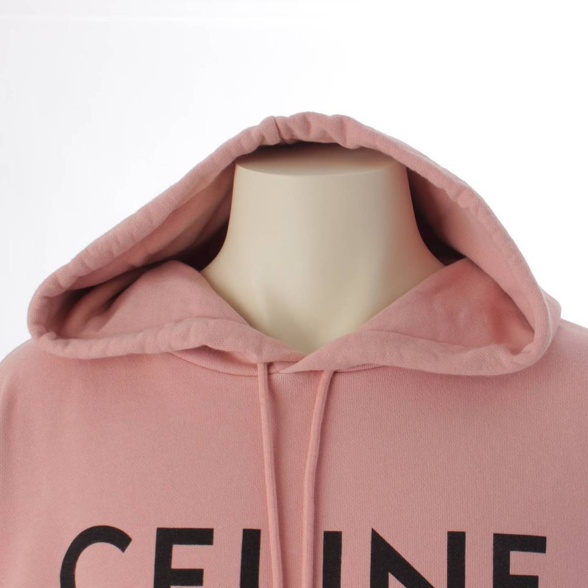 セリーヌ Celine 21SS ロゴ プリント ルーズ フーディ コットン