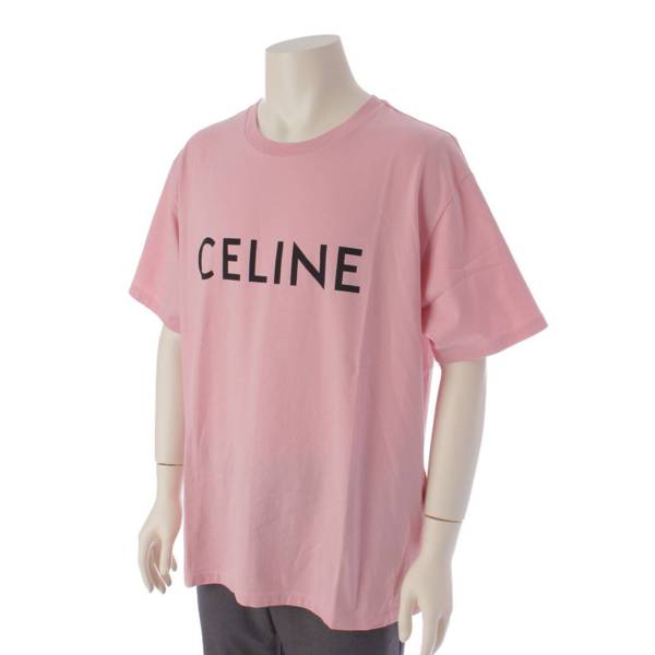 セリーヌ Celine メンズ ロゴ プリント 半袖 ルーズ Tシャツ