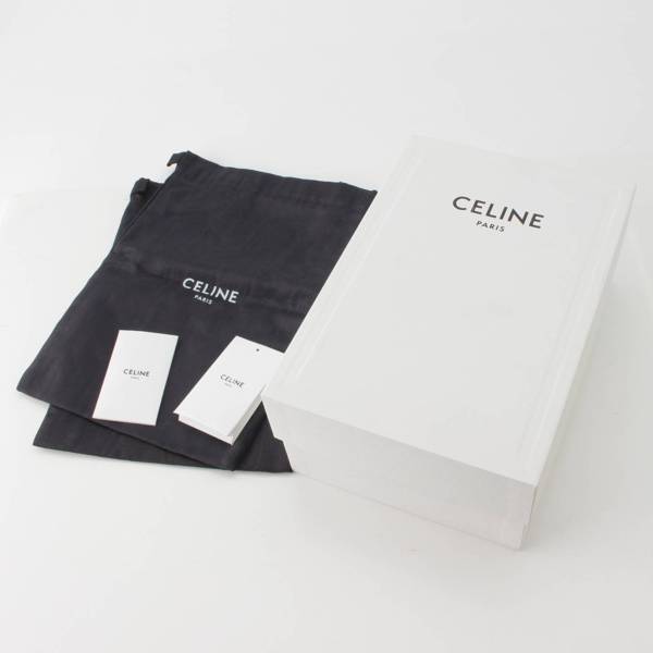 セリーヌ Celine パテントレザー レースアップ ドレスシューズ バイカラー ブラック ホワイト 37 中古 通販 retro レトロ