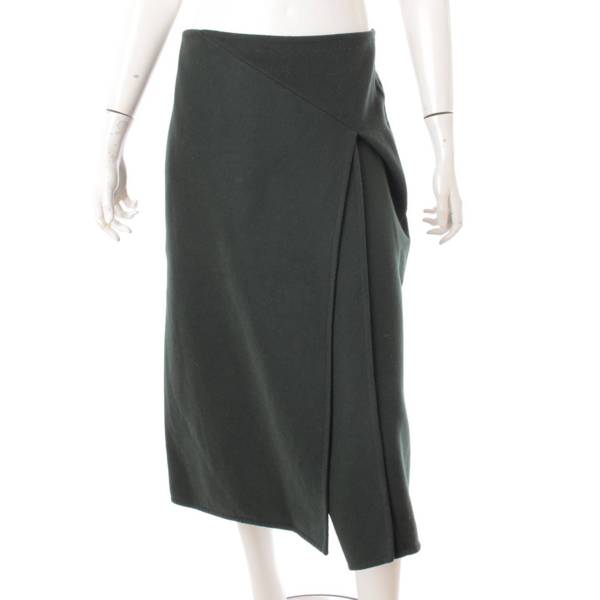 セリーヌ フィービーのウールミックススカート