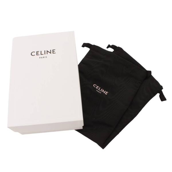 セリーヌ(Celine) LERINS アンクルストラップ レザー グルカサンダル