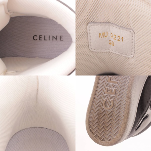 セリーヌ(Celine) 21SS Z CT-01 ハイトップ スニーカー ハイカット スニーカー ブラック ホワイト 39 中古 通販 retro  レトロ