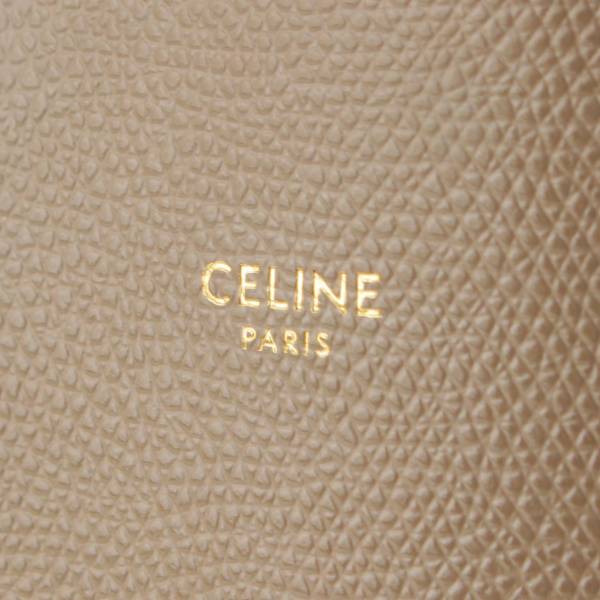 セリーヌ(Celine) バーティカルカバ スモール レザー 2WAY ショルダーバッグ 189813 トープ 中古 通販 retro レトロ