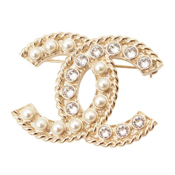 シャネル(Chanel) B20S ココマーク フェイクパール ラインストーン