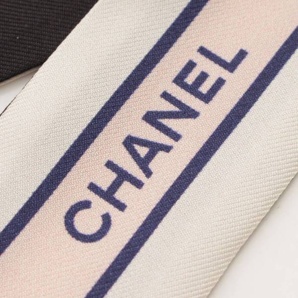 シャネル(Chanel) 22年 シルクスカーフ ヘアバンド ヘア