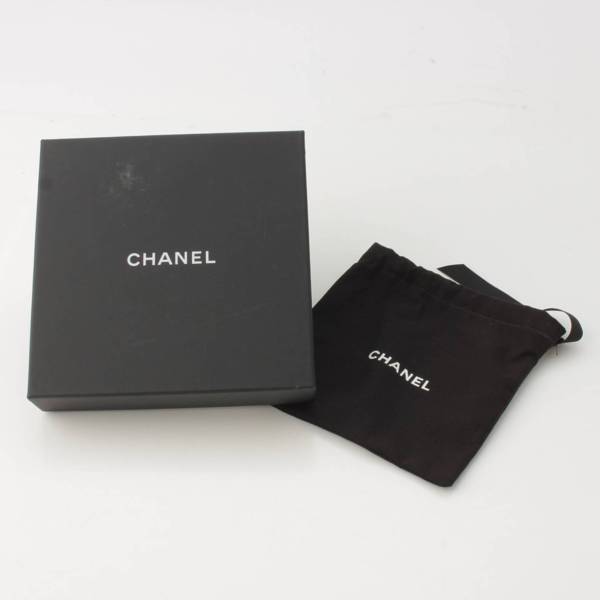 シャネル(Chanel) 20K ココマーク リボン シルク バレッタ ヘア 