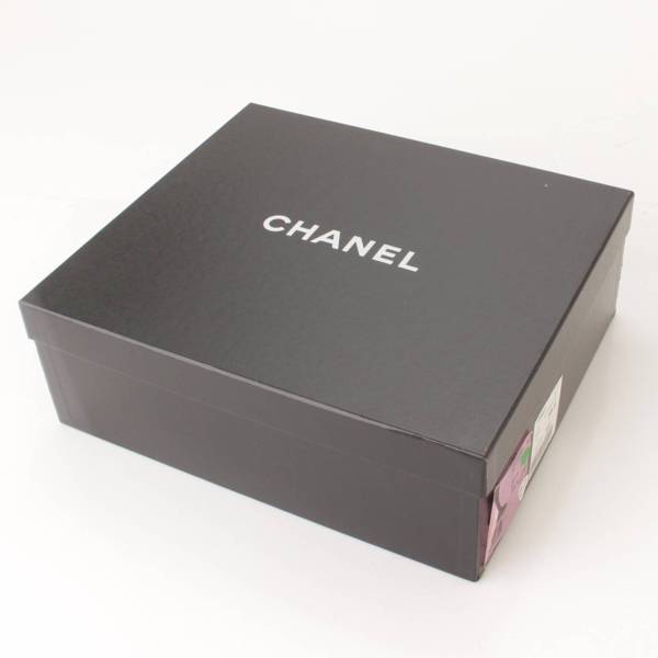 シャネル(Chanel) ココマーク チェーン レザー ショートブーツ G27249 ブラック 35 1/2 中古 通販 retro レトロ