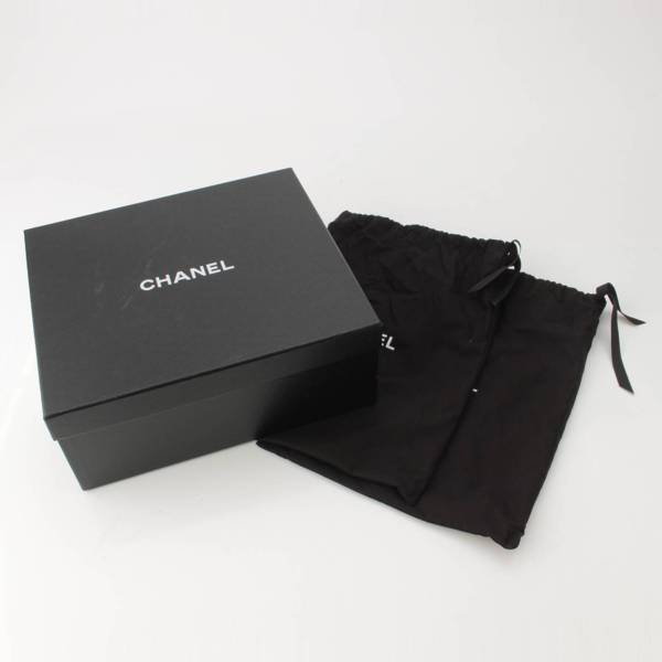 シャネル Chanel ココマーク パテント ニットソックス ブーツ G38472