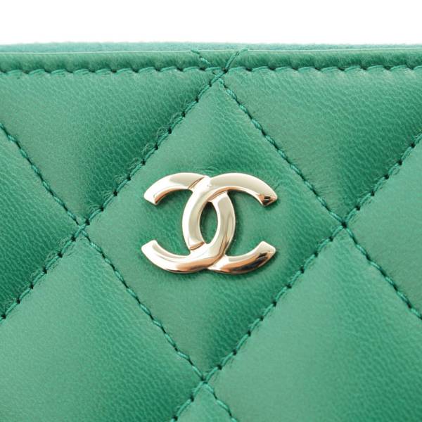シャネル(Chanel) ココマーク マトラッセ ラムスキン コインケース