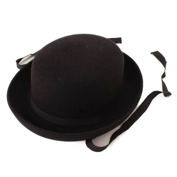素敵な帽子ですねCHANEL ココマークリボン　ハット帽子　ブラック　レディース