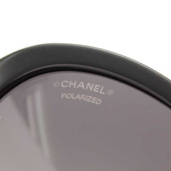 シャネル(Chanel) オーバルサングラス 5353A ブラック 56□20 中古