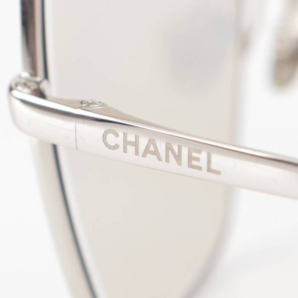 シャネル Chanel ココマーク パールチェーン バタフライ サングラス OCH4262 シルバー 59□14 中古 通販 retro レトロ