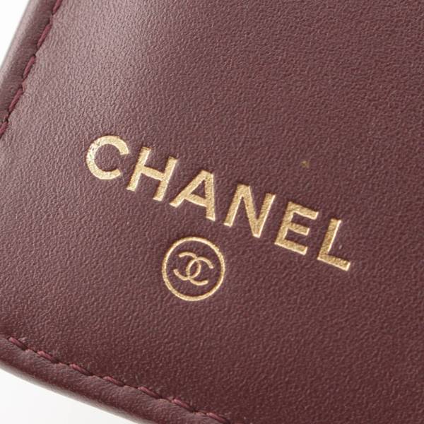 シャネル Chanel マトラッセ キャビアスキン クラシック ロング フラップ ウォレット AP0233 ブラック 中古 通販 retro レトロ