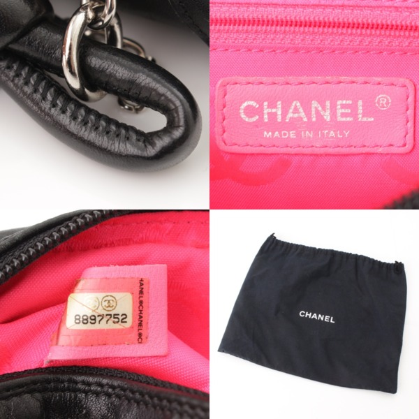 シャネル(Chanel) ココマーク カンボンライン アクセサリーポーチ ミニ