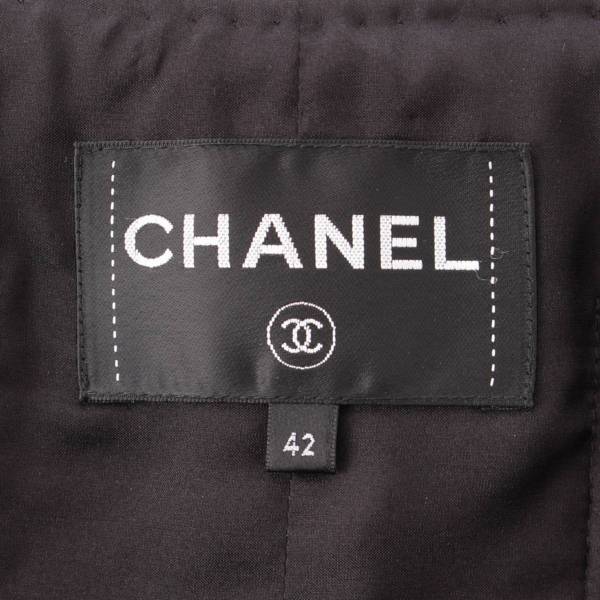 シャネル(Chanel) ウール ココマーク ツイード ジップアップ ...