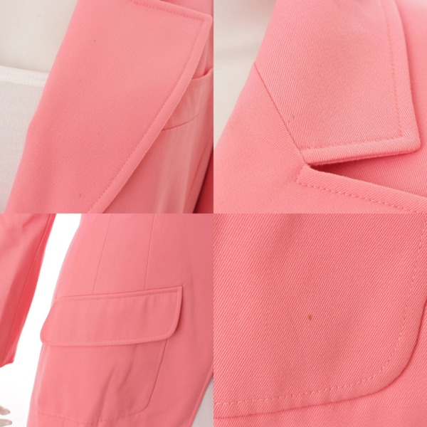 シャネル(Chanel) 97P ココマークボタン ウール ジャケット P07665 ピンク 40 中古 通販 retro レトロ