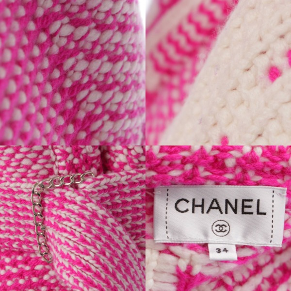 シャネル(Chanel) 20C ココマーク ベルト付 カシミヤ ニット