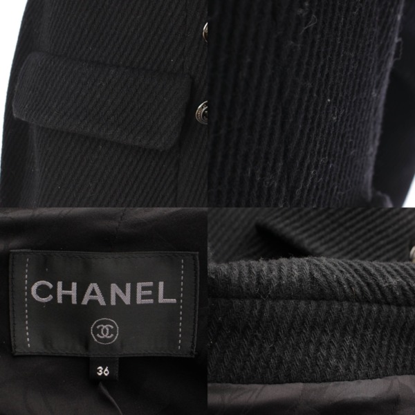 シャネル(Chanel) 18A ダブルブレスト イカリ テーラード ジャケット ...
