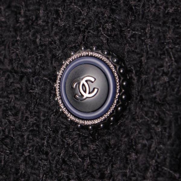 シャネル(Chanel) ココマーク ボタン ツイード ロングコート P62079 ...