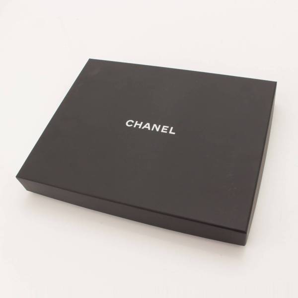 シャネル(Chanel) カシミヤ混 ココマーク フリンジ マフラー ブラウン