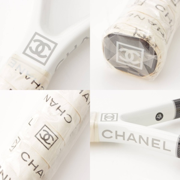 シャネル Chanel シャネル スポーツ テニスラケット ケース セット A25100 ホワイト 中古 通販 retro レトロ