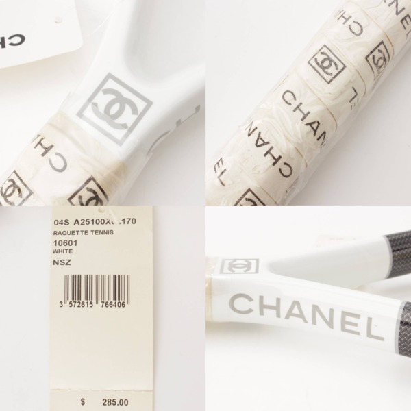 先行SALE】シャネル Chanel スポーツ テニスラケット ケース セット A25100 ホワイト 中古 通販 retro レトロ