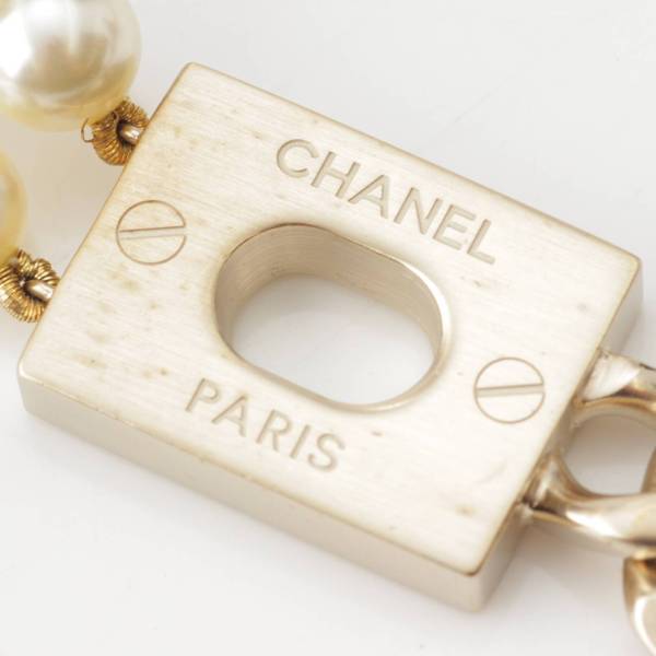 シャネル Chanel B17B ココマーク ターンロック パール チェーン