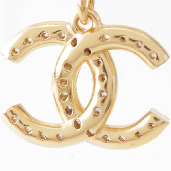 シャネル Chanel A20A ココマーク ラインストーン ネックレス ゴールド 