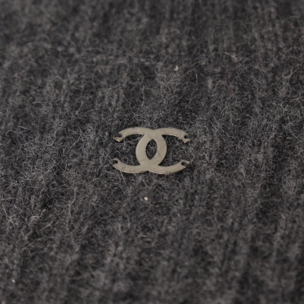 シャネル(Chanel) 98A カシミヤ ココマーク 半袖 ニット ワンピース
